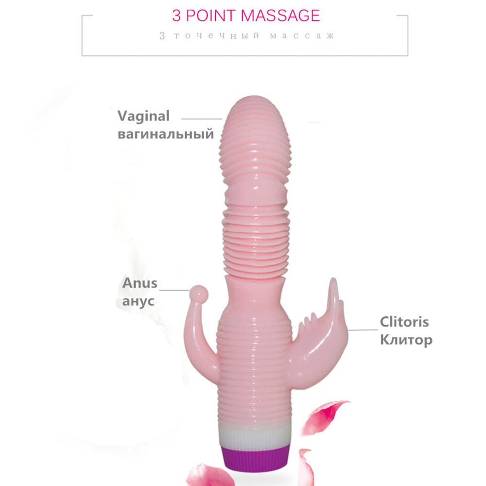 Rechargeable and Waterproof Vibrator for G-Spot and Clitoral Stimulation