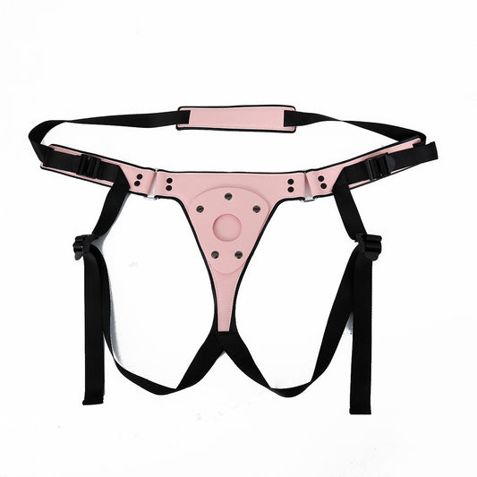 Pink chastity pants with detachable penis for roleplay, tease, and denial in BDSM play.