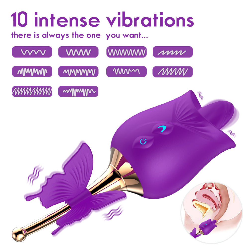 Waterproof female vibrator with multi-speed vibration settings