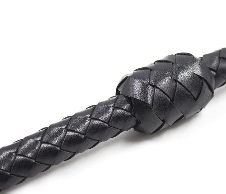 PU leather scattered whips knout for erotic BDSM play, designed for teasing, flirting, and sensual sensation