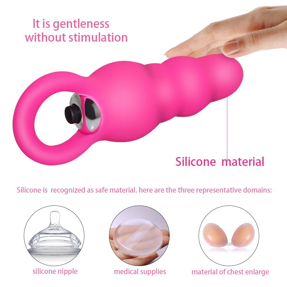 Flexible Silicone Anal Toy for Intense Anal Stimulation