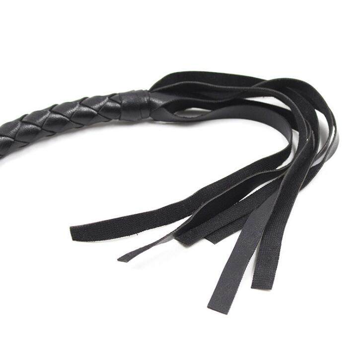 PU leather scattered whips knout for erotic BDSM play, designed for teasing, flirting, and sensual sensation