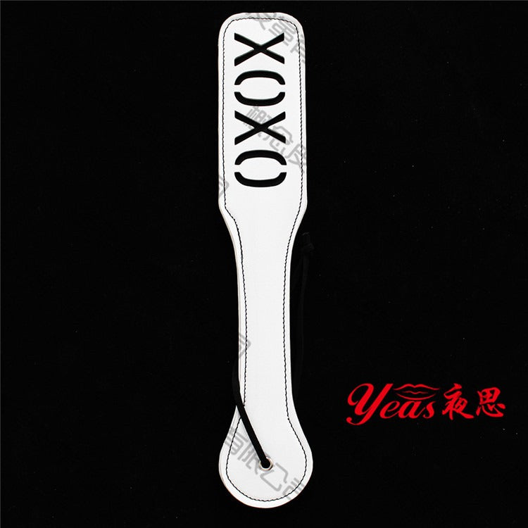 XOXO Leather Hand Pat for BDSM play and couple’s sensual flirting
