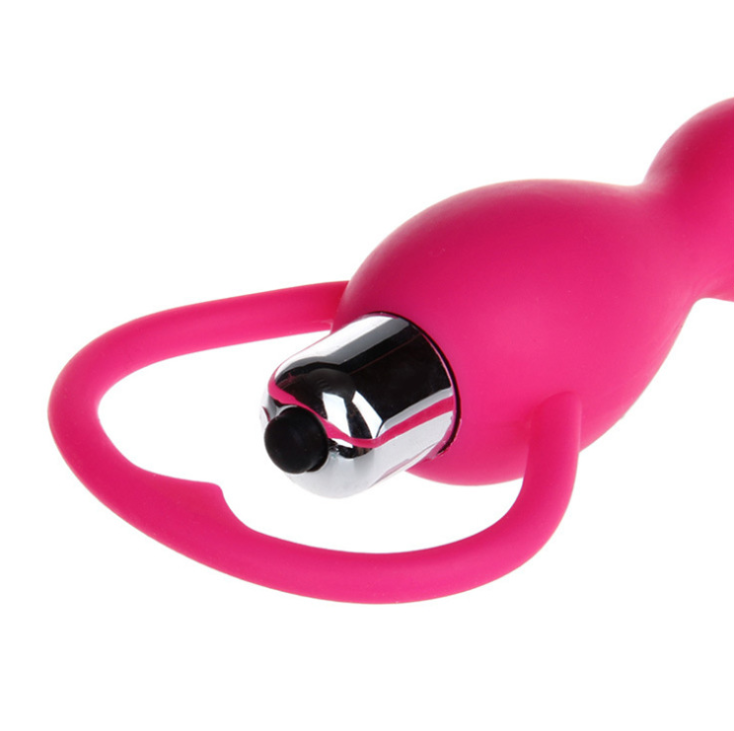 Silicone Waterproof Vibrating Anal Beads with multiple vibration settings and smooth, ergonomic design for intense anal stimulation.