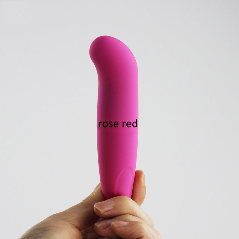 Powerful mini G-spot vibrator and clitoris stimulator with dolphin-shaped head, designed for dual stimulation.