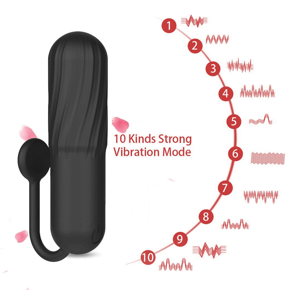 Tadpole bullet head dildo mini vibrator for intense shock vibrations and clitoral stimulation.