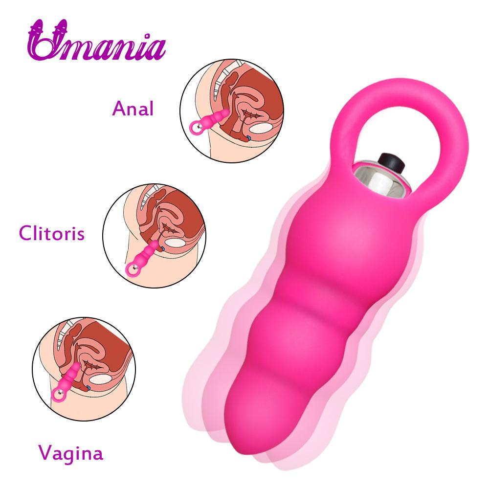 Silicone Anal Bead Plug Vibrator for Men – Prostate Stimulation and Vibrating Beads