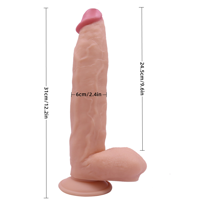 Long G-Spot vibrator with realistic penis design, offering powerful vibration and precise stimulation for intense pleasure.