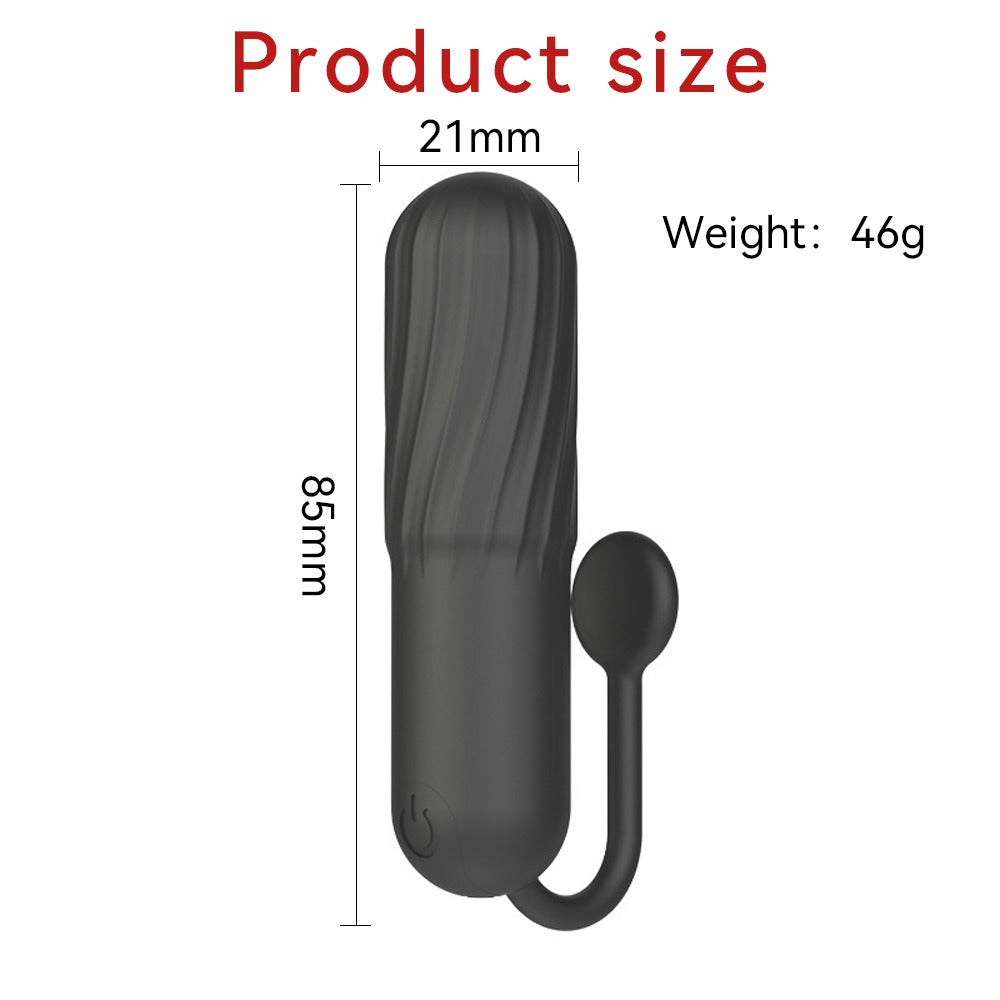 Tadpole bullet head dildo mini vibrator for intense shock vibrations and clitoral stimulation.