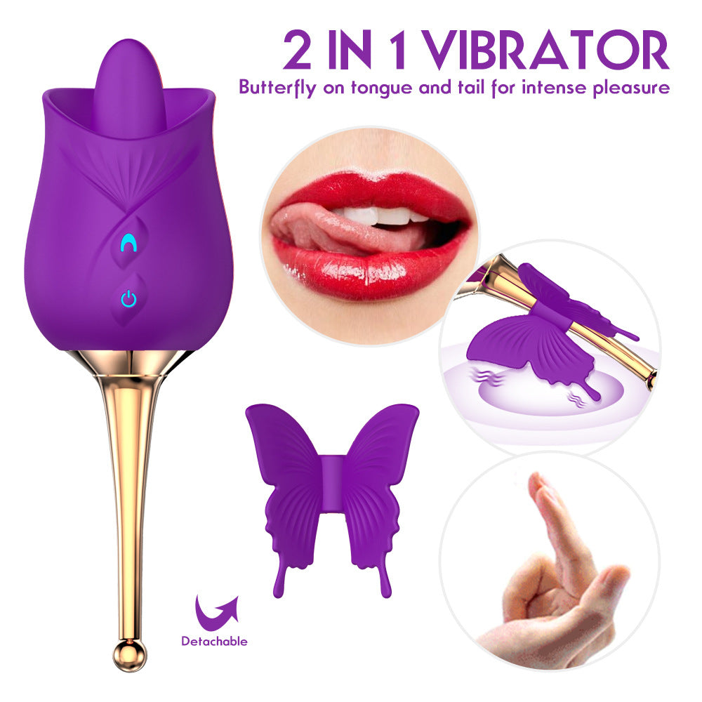 Orena Tongue Dance Elf vibrator with tongue licking and sucking features