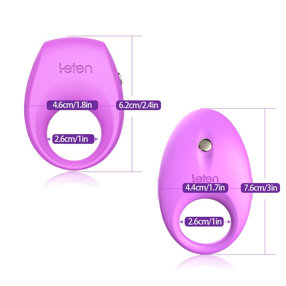 Body-safe silicone vibrating ring with multi-spot vibrations for maximum stimulation