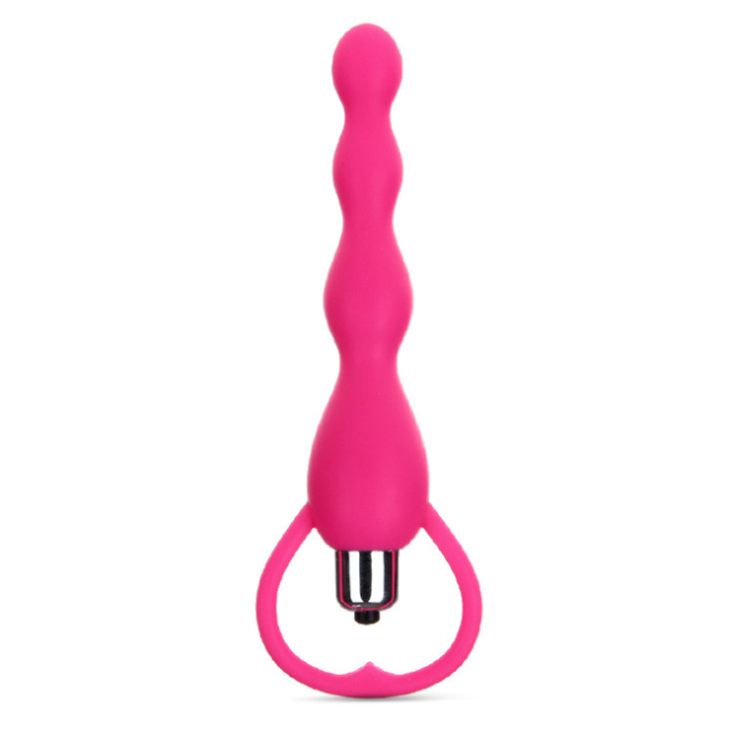 Silicone Waterproof Vibrating Anal Beads with multiple vibration settings and smooth, ergonomic design for intense anal stimulation.