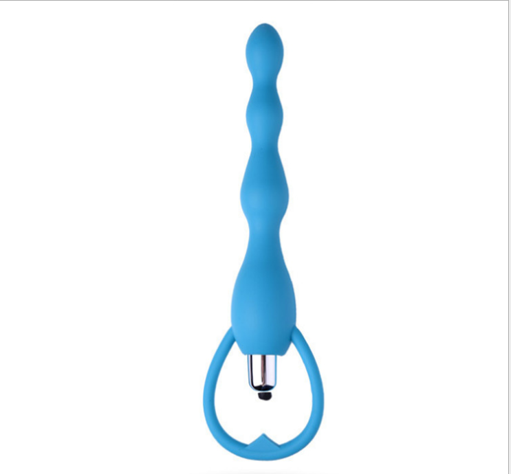 Silicone Waterproof Vibrating Anal Beads with multiple vibration settings and smooth, ergonomic design for intense anal stimulation.