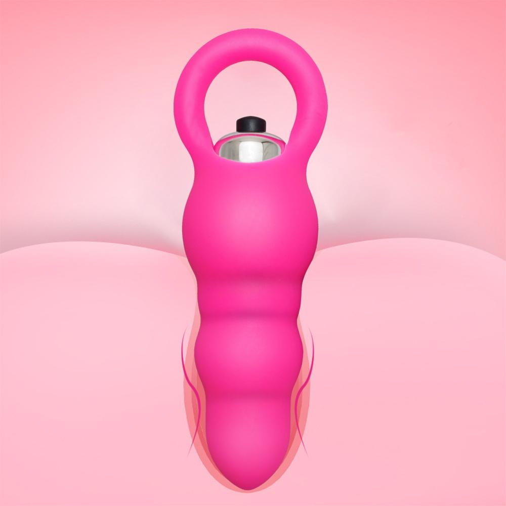 Waterproof Silicone Anal Bead Plug for Prostate and Anal Play