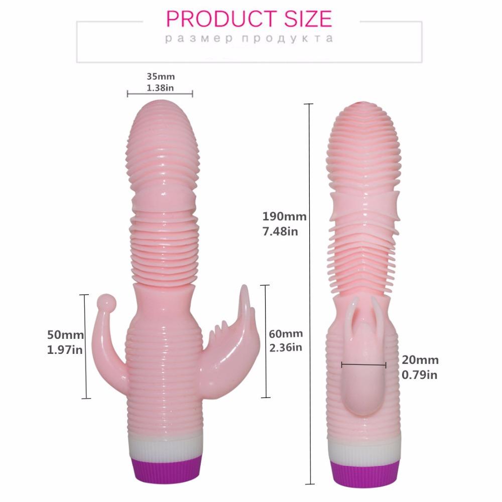 Rechargeable and Waterproof Vibrator for G-Spot and Clitoral Stimulation