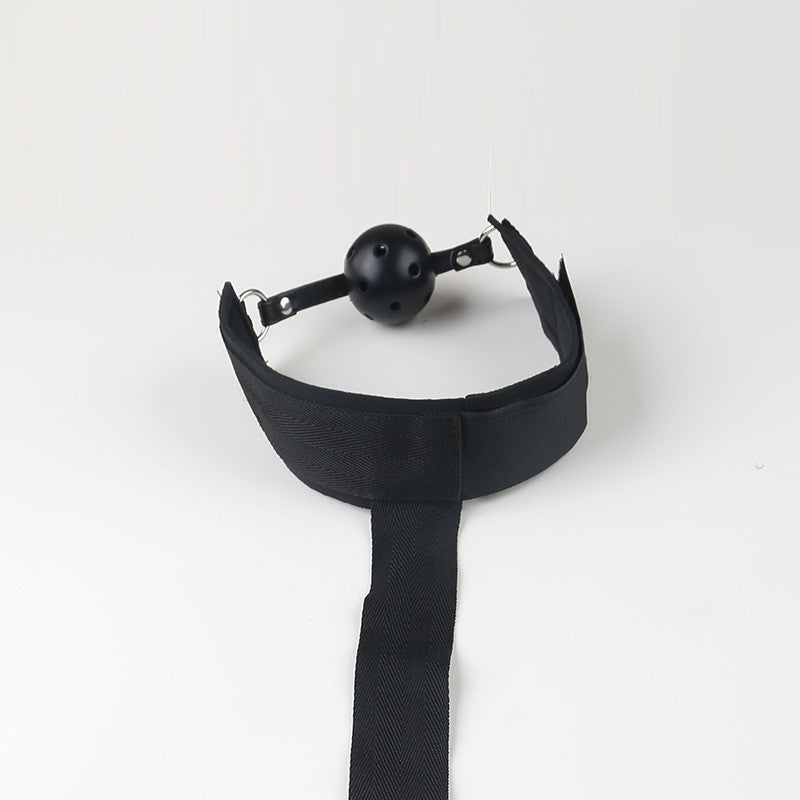 Comfortable Gag Restraint and Secure Handcuffs for Power Exchange BDSM Play