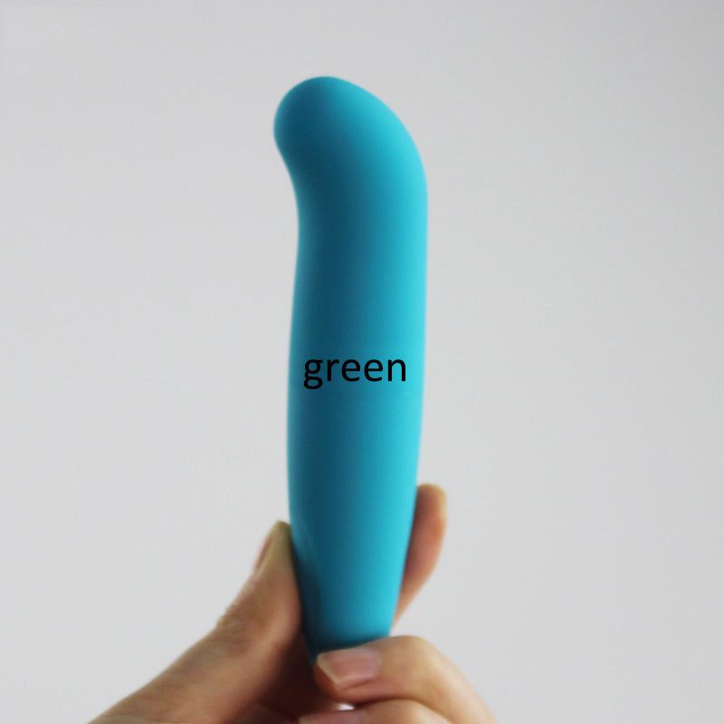 Powerful mini G-spot vibrator and clitoris stimulator with dolphin-shaped head, designed for dual stimulation.