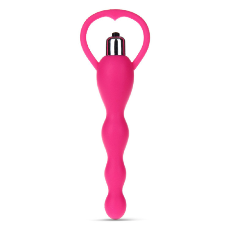 Silicone Waterproof Vibrating Anal Beads with multiple vibration settings and smooth, ergonomic design for intense anal stimulation.