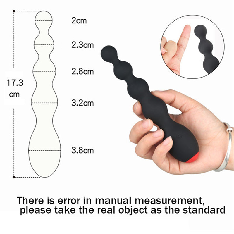 Waterproof prostate exercise vibrator for enhanced male stimulation and anal play.