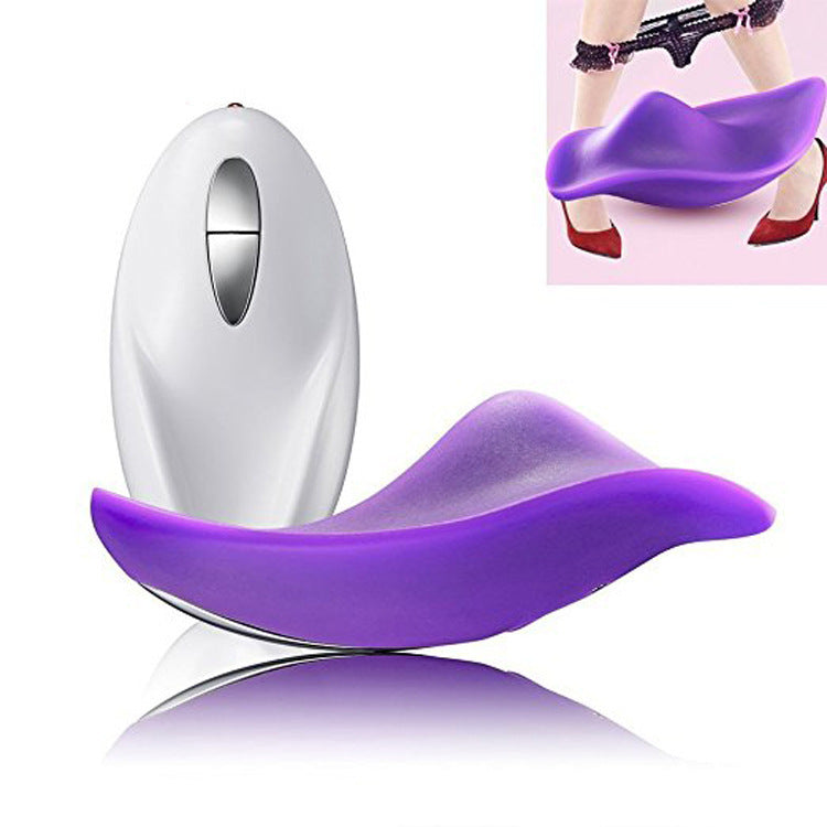 Invisible wearable vibrating egg for clitoral and G-spot stimulation