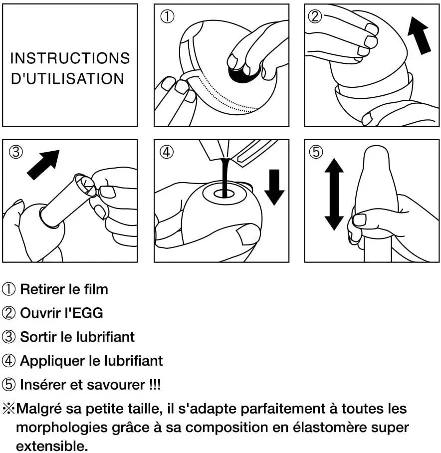 Portable Tenga Egg Masturbator for men with realistic internal textures for pleasure.