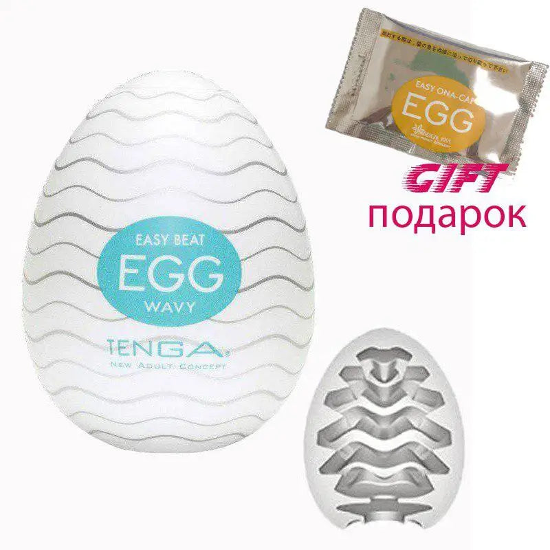 Tenga 6pcs Egg Masturbator Set with unique textures for vaginal and G-spot stimulation.